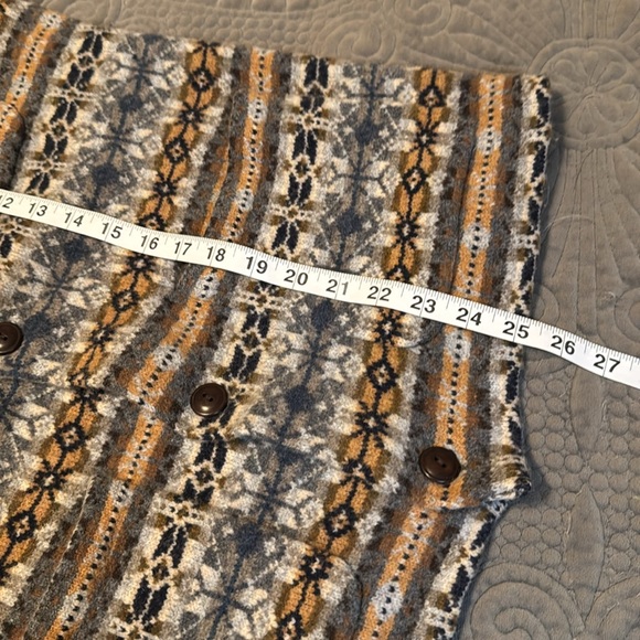 J CREW Fair Isle Lambswool Cardigan. Size Medium - Picture 10 of 10